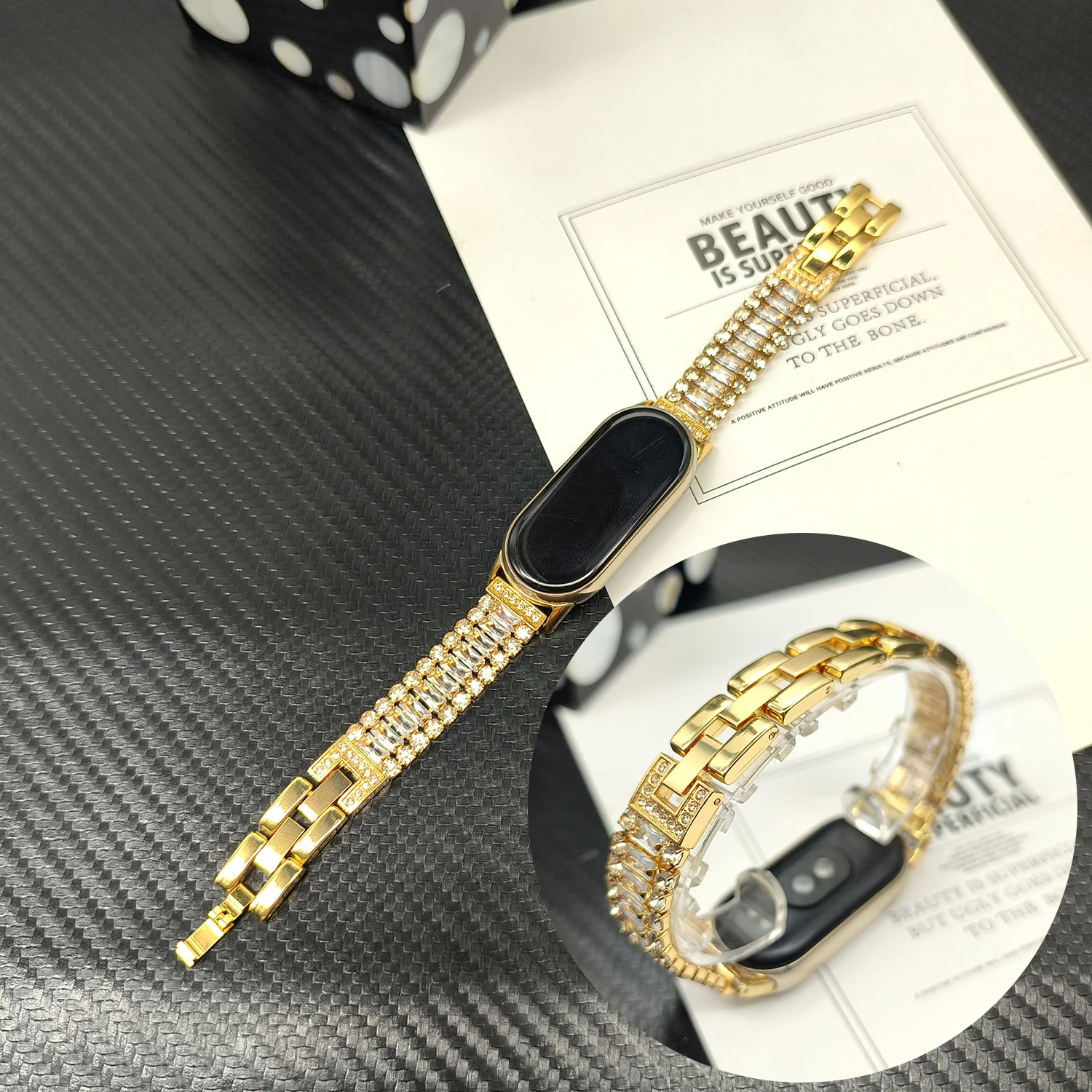 Luxury Shining Metal Strap