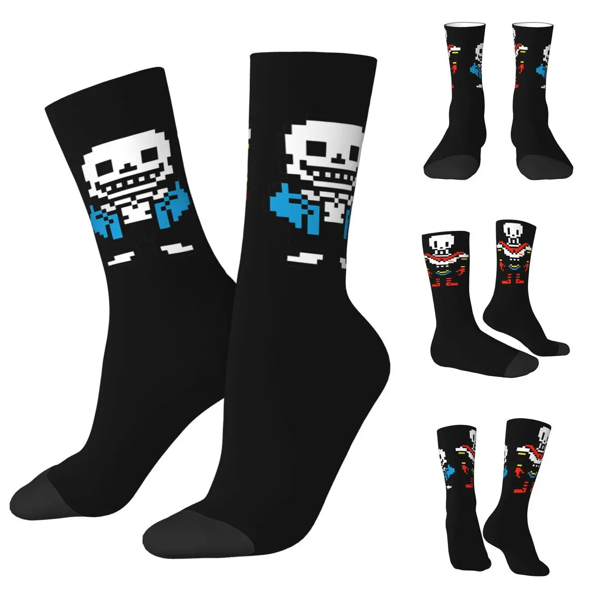 Sans And Papyrus Sprites Undertale Napstablook Men Women Socks, Beautiful printing Suitable for all seasons Dressing Gifts