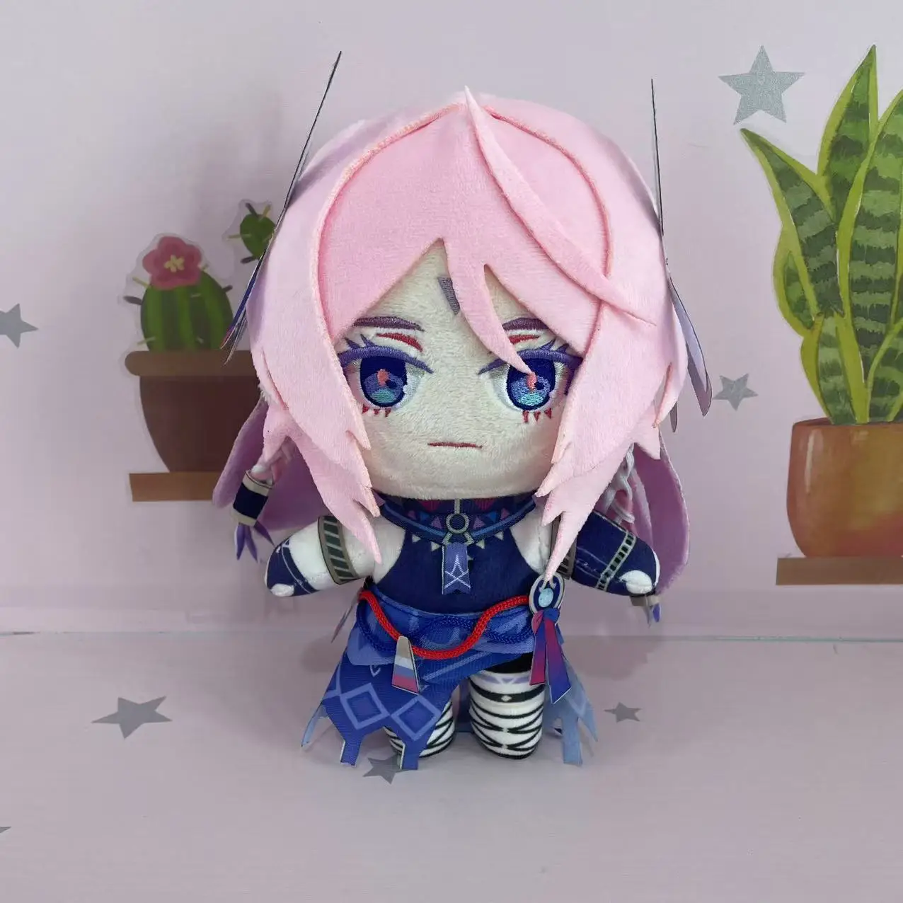 thumbnail image 2 of KIRA KIRA Genshin Impact Aether Plush Doll - 20cm Anime Game Character With Changeable Clothes 2 of 13