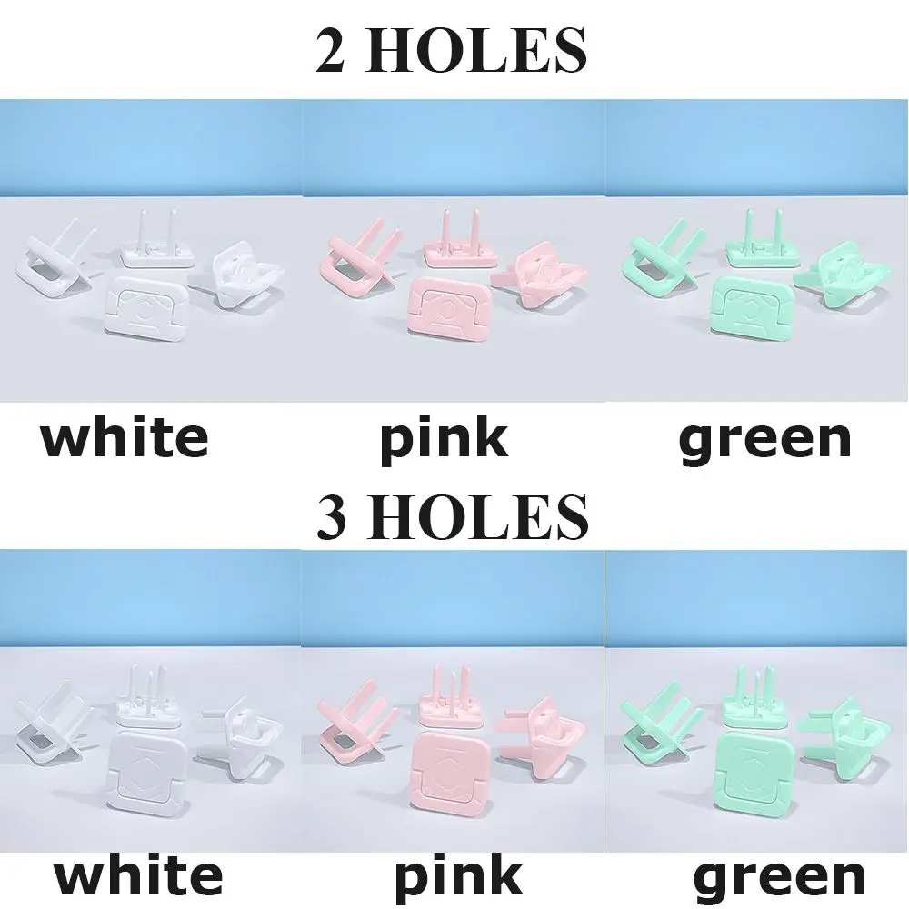 Two Holes Electrical Outlet Protector Cover Socket Power Protect Covers Baby Safety Guard Protection Cap Anti Electric Shock