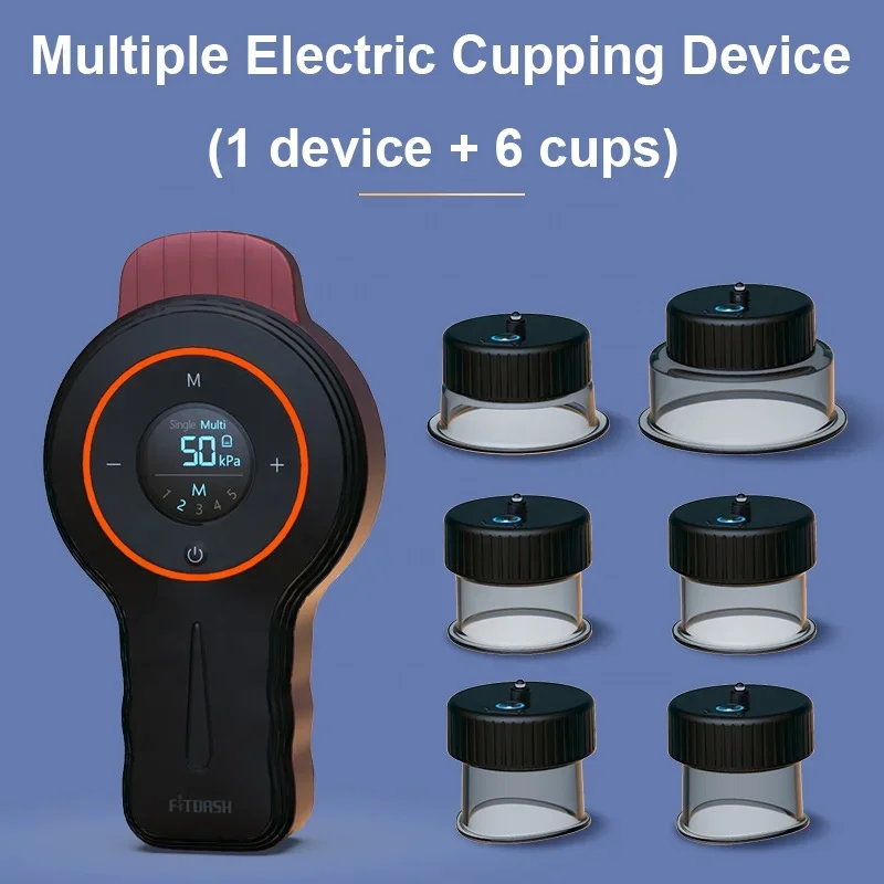 ODM/OEM infrared cupping massage instrument electric cupping therapy set dynamic cupping 4