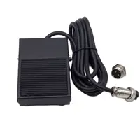 Tig Torch Burner Spot Welding Metal Foot Pedal Switch Connector Trigger 1.8 Meters GX16 2 or 3 Pin 10A 250V 1