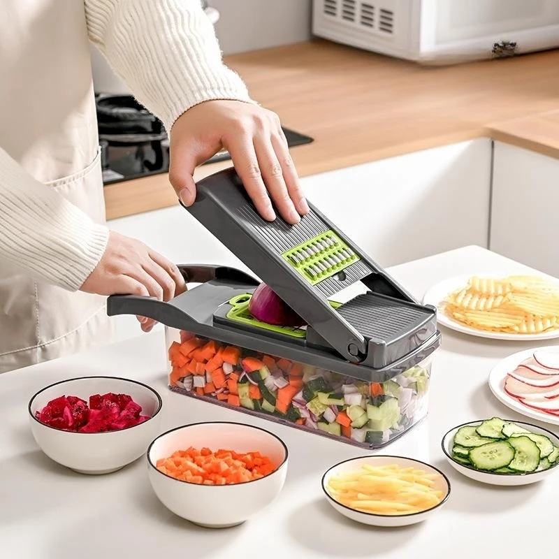 

Multifunctional Vegetable Cutter Dicer Shredder Slicer Hand Protection Kitchen Supplies Gadgets set Fruit&Vegetable Tools