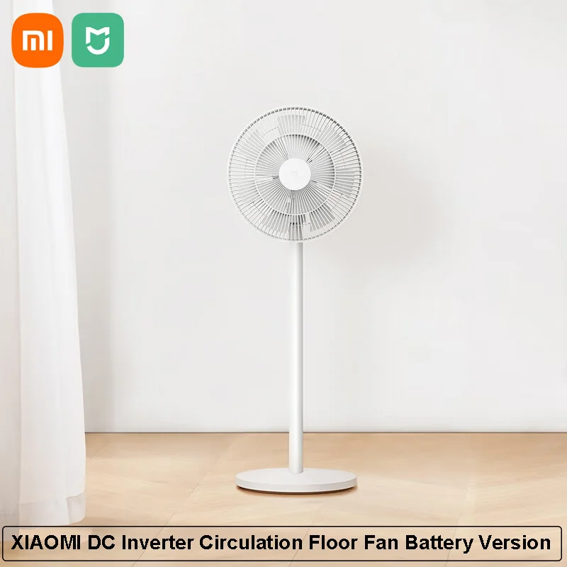 

XIAOMI MIJIA Dc Inverter Circulation Floor Fan Battery Version Wireless Double-Layer Fan Blade Intelligent Interconnection Fans