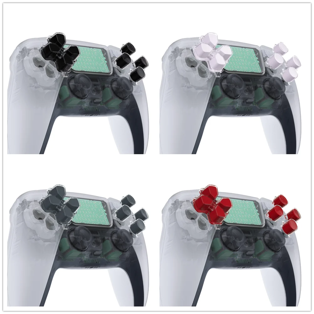 EXtremeRate 2 Tone Custom Dpad ปุ่มเปลี่ยนไม่มีตัวอักษรลายเซ็น D Pad
