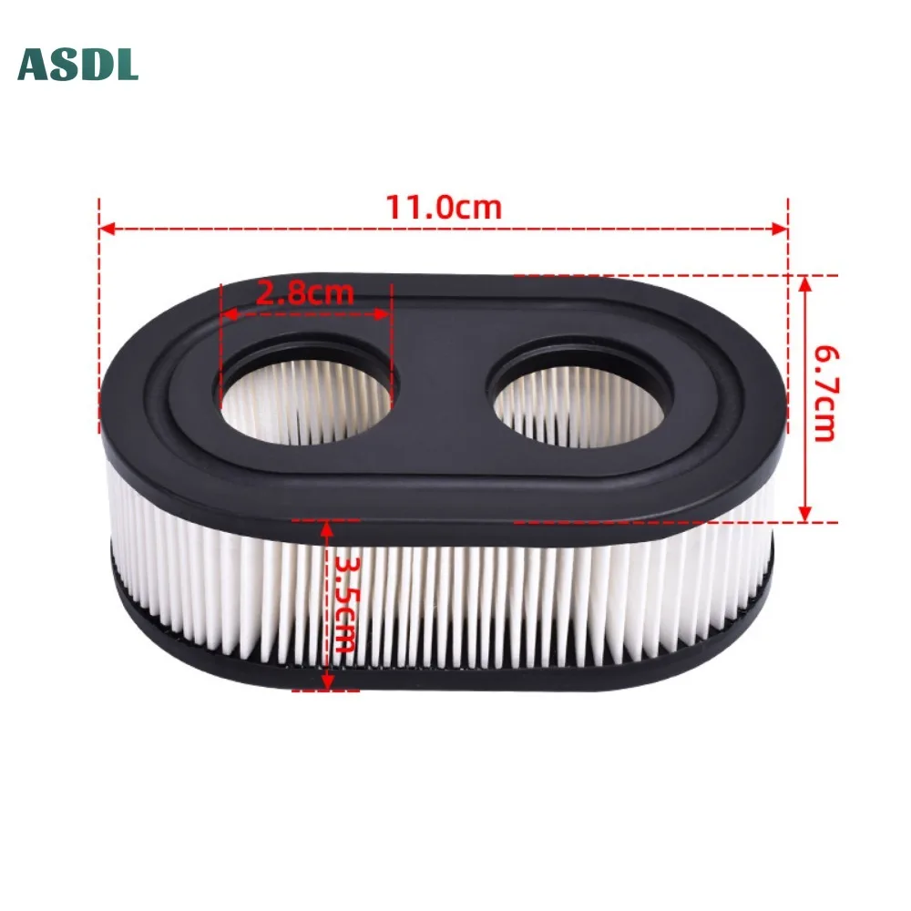 1/2/4/6PCS Air Filter Part Filter Lawn Mower Air Cleaner for Troy-Bilt TB110 TB115 TB200 TB230 TB330 TB370 593260 595191 500EX air filter air filter cleaner