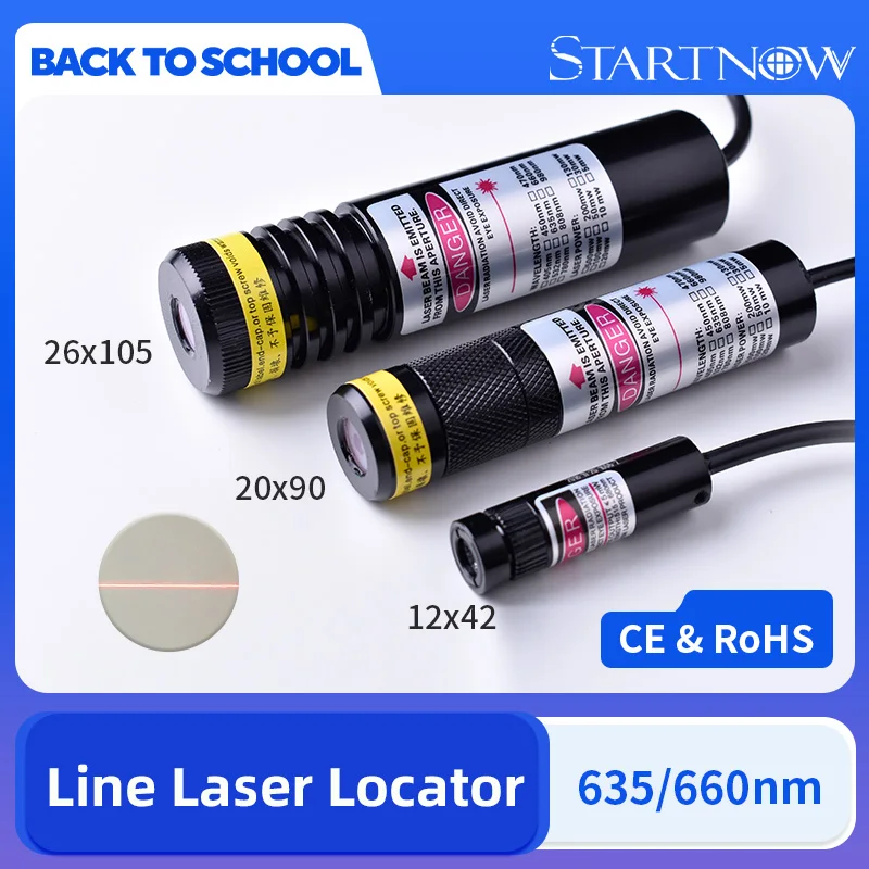 Laser Module Line Red Locator 635nm 10mw Infrared 660nm For Woodworking Stone Cutting Machine laser module