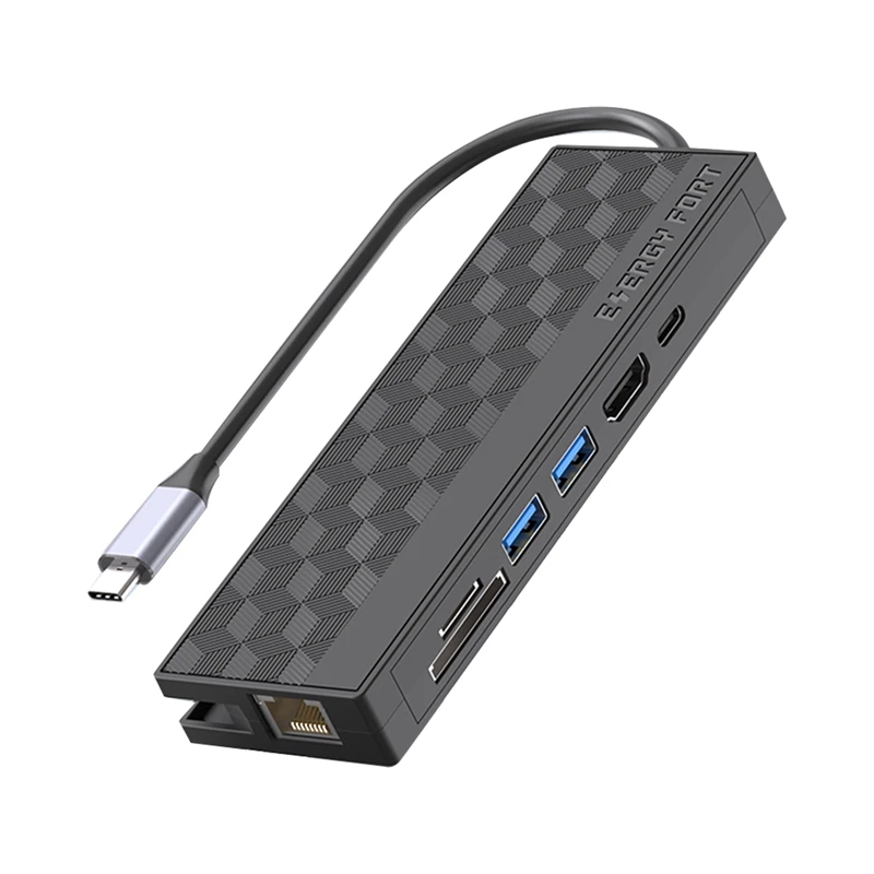 

Док-станция 7 в 1, USB 3,0, 5 Гбит/с, 1000 Мбит/с
