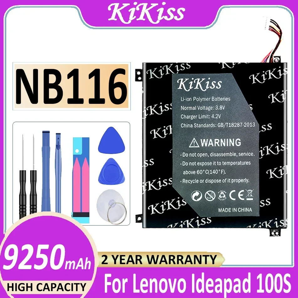 

NB116 Battery For Lenovo Ideapad 100S 100S-11IBY 100S-80R2S Series 0813001 1ICP4 145-2 0813001 5B10K37675 Batteria + Free Tools