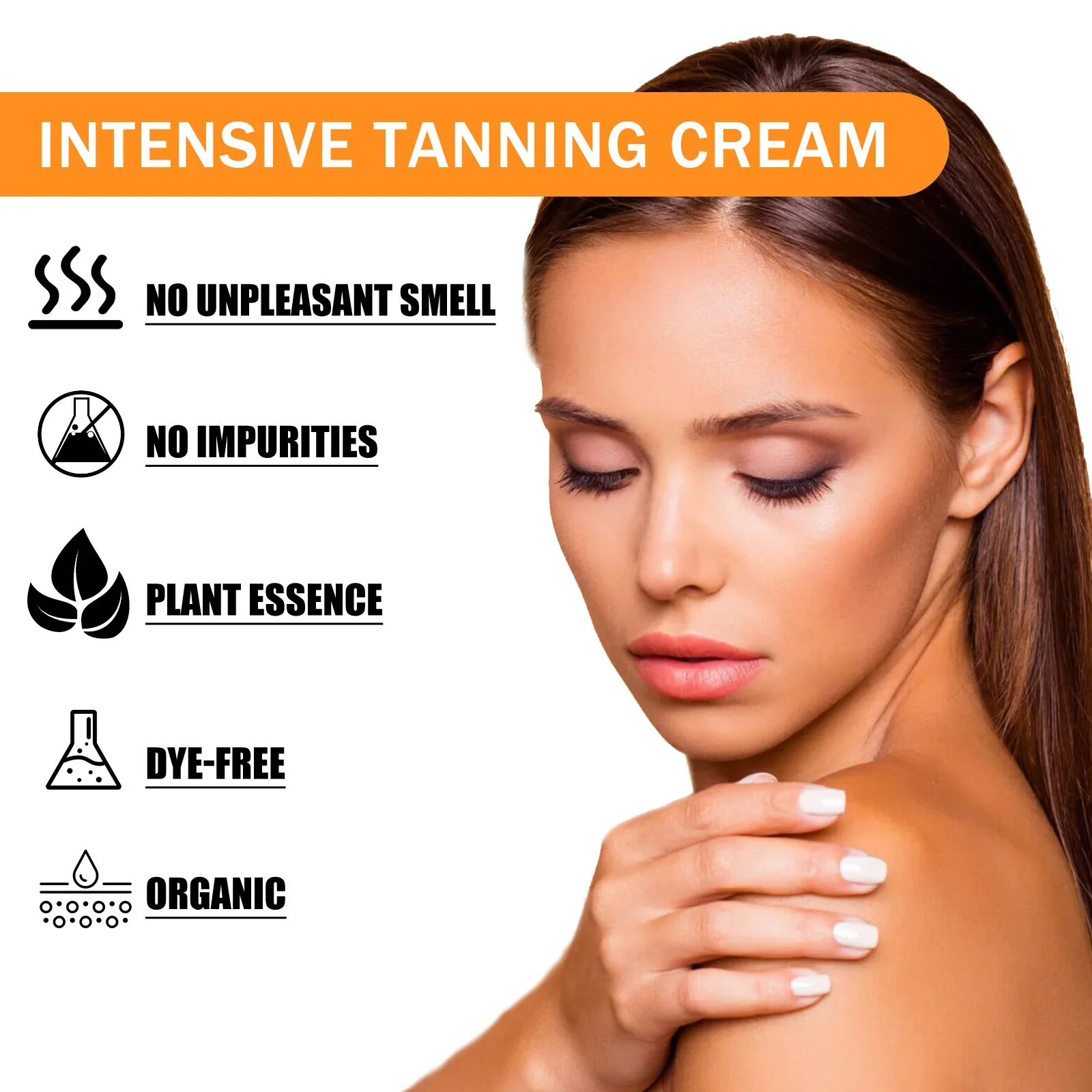 Body Bronzer Lotion Sunless Tanning Cream Sunburn Repair Beach Solarium Outdoor Facial Body Quick Self-tanning Tanner Skin Cream