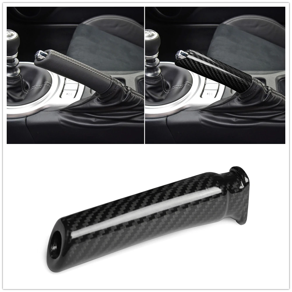 

Carbon Fiber Handbrake Cover Shell Parking Handlebar Hand Brake Grip For Subaru BRZ Toyota 86 2013-2020