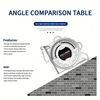 Angle Finder Magnetic Angle Locator Slope Protractor Inclinometer Level  & Tool and Portable Tool Magnetic Angle Locator 4