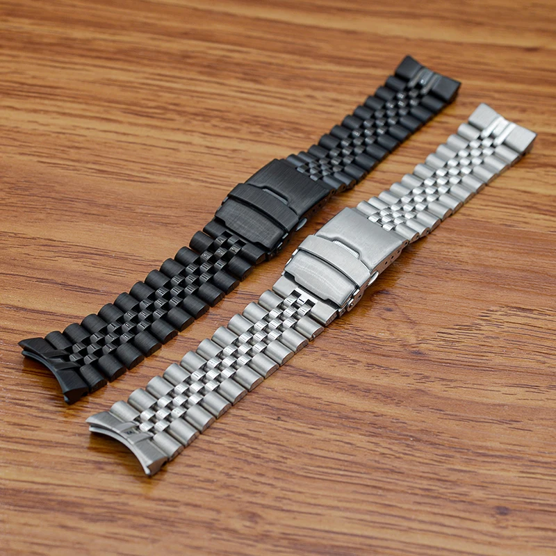 Mod Acciaio Inossidabile 316L Skx007 Sostituisci Cinturino 22Mm Cinturino Per Orologio Adatto A Custodie Per Orologi Seiko Skx007 Cinturino Con Chiusu