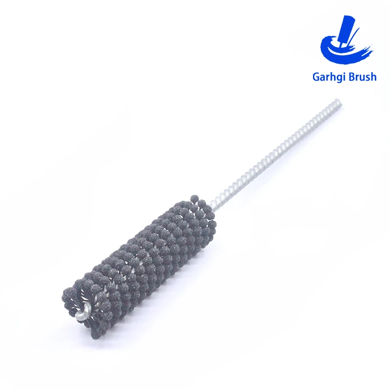 18-40mm flexibler Kugel zylinder Hone Brush CNC Drill Zubehör 320 Körnung 1-1/4 "(34mm) Durchmesser Silizium karbid für Brems zylinder – Detail 7