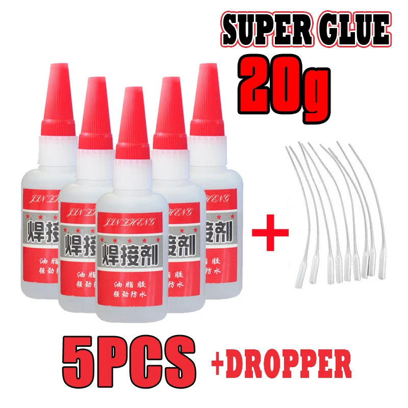범용 용접 납땜제, 20g, 플라스틱 목재 금속 고무 타이어 수리 접착제, 납땜제, 전원 접착제, 5 개