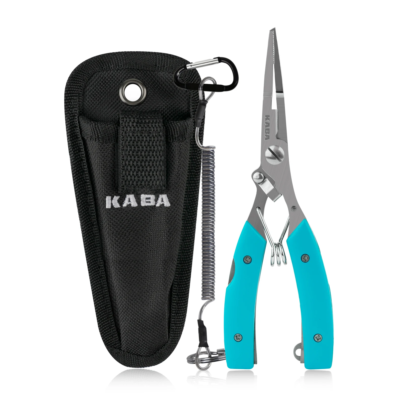 Kaba Fishing Pliers 6.5” Saltwater Hook Removers Crimper Split