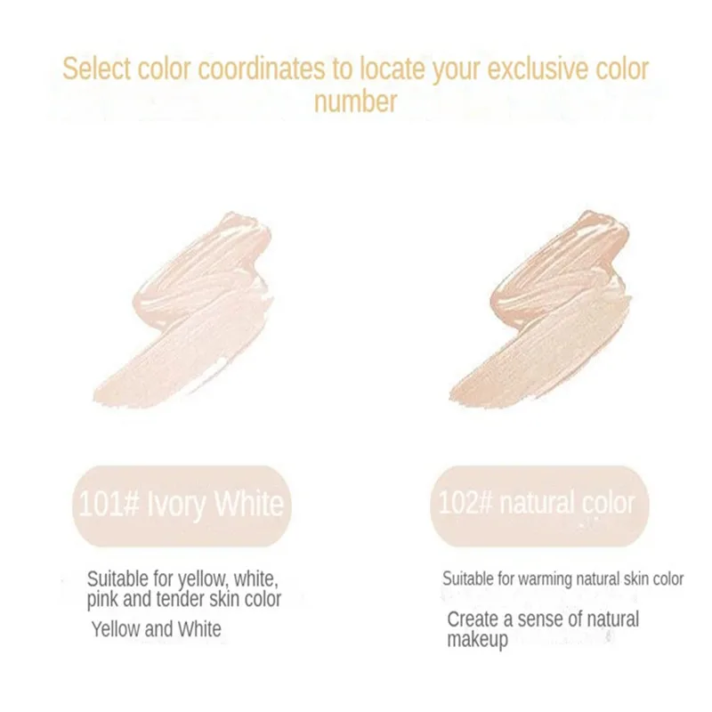 Liquid Foundation High Coverage Makeup Base Lasting Concealer BB Cream Waterproof Oil Control Cosmetics