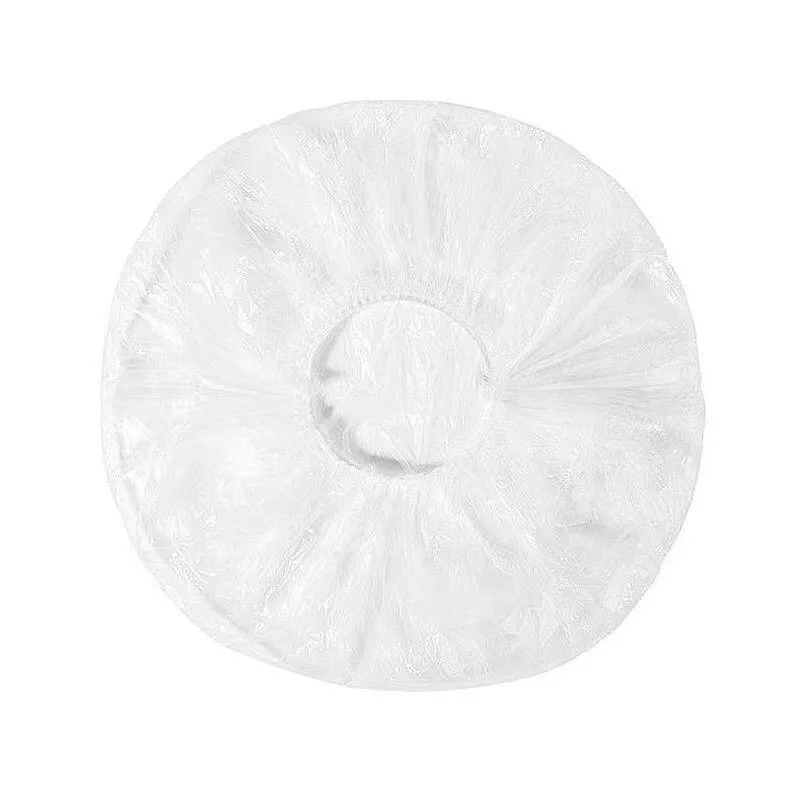 100pcs Disposable Food Cover Plastic Food Bag Elastic Wrap Food Lid Bowl Dish Covers Shower Headgear Cap Kitchen Accessories 6