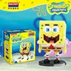 Spongebob Building Blocks Krusty Krab Restaurant Pineapple House Squidward Room Scenes Patrick Star Figure Model Toys Kids Gifts 3