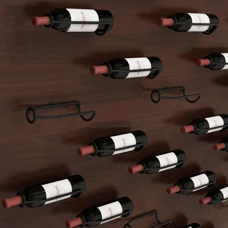 European Style Wall-Mounted Decorative Red Wine Display Rack