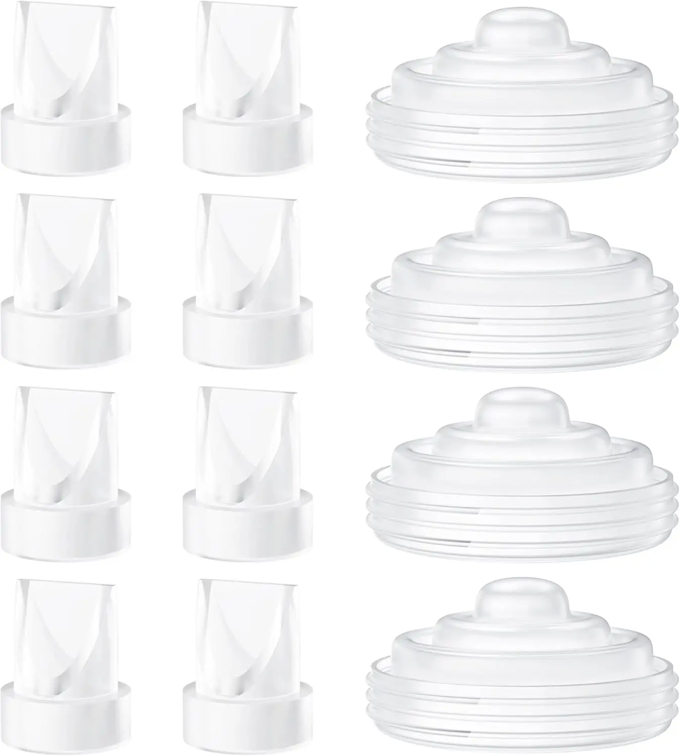 Momcozy M5 Silicone Duckbill Valve And Diaphragm for Breast Pumping Kit-Replacement Parts for Efficient Milk Expression