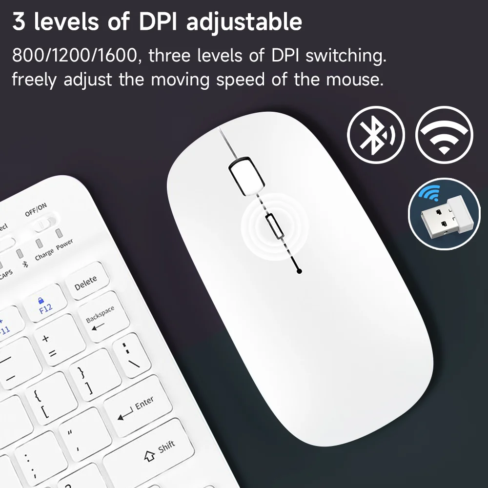 Bluetooth Keyboard for IOS Android Windows for iPad Keyboard Air Mini Pro Wireless Mouse Xiaomi Apple Huawei Tablet