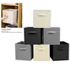 Cube Non Woven Fabric Storage Bin Collapsible Storage Box Home Supplies , Kid Toy Storage Organizer Cabinet drawer organization