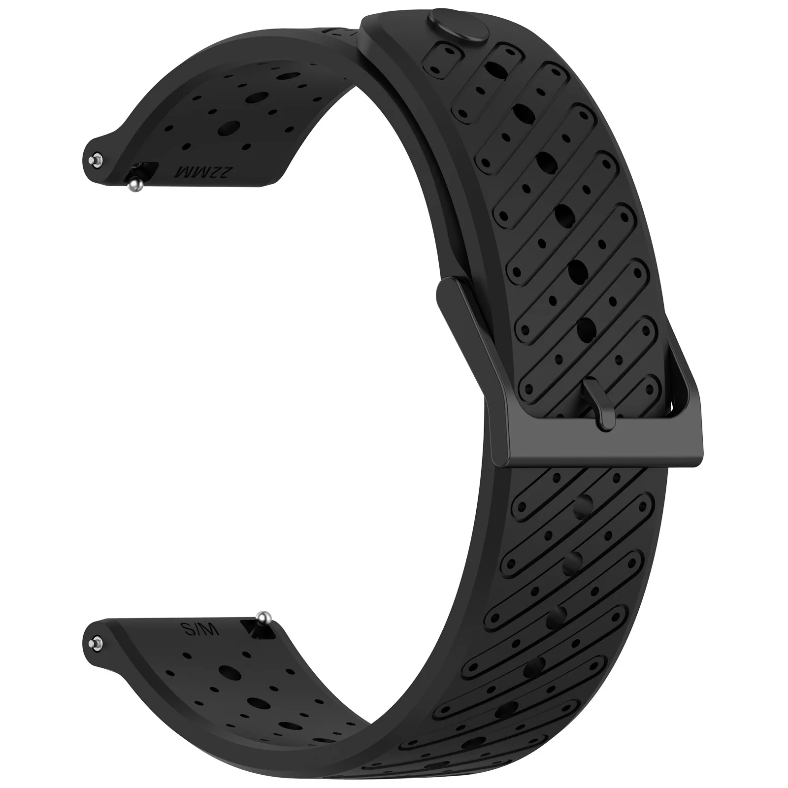 Premium 22mm Silicone Sport Watch Band - Durable Replacement Bracelet in Sleek Design