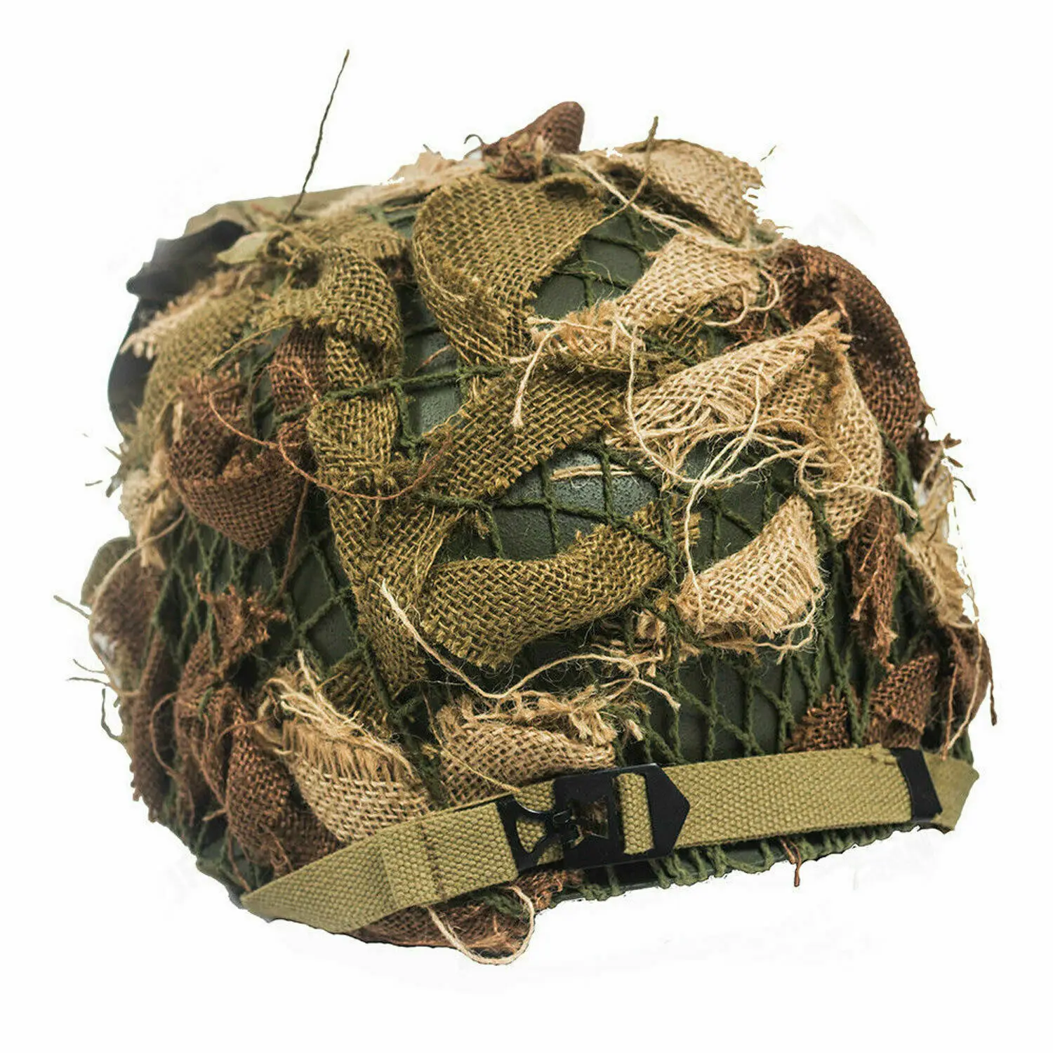 WWII US M1C Camouflage HELMET SET PARATROOPER 101st AIRBORNE military Reenactments