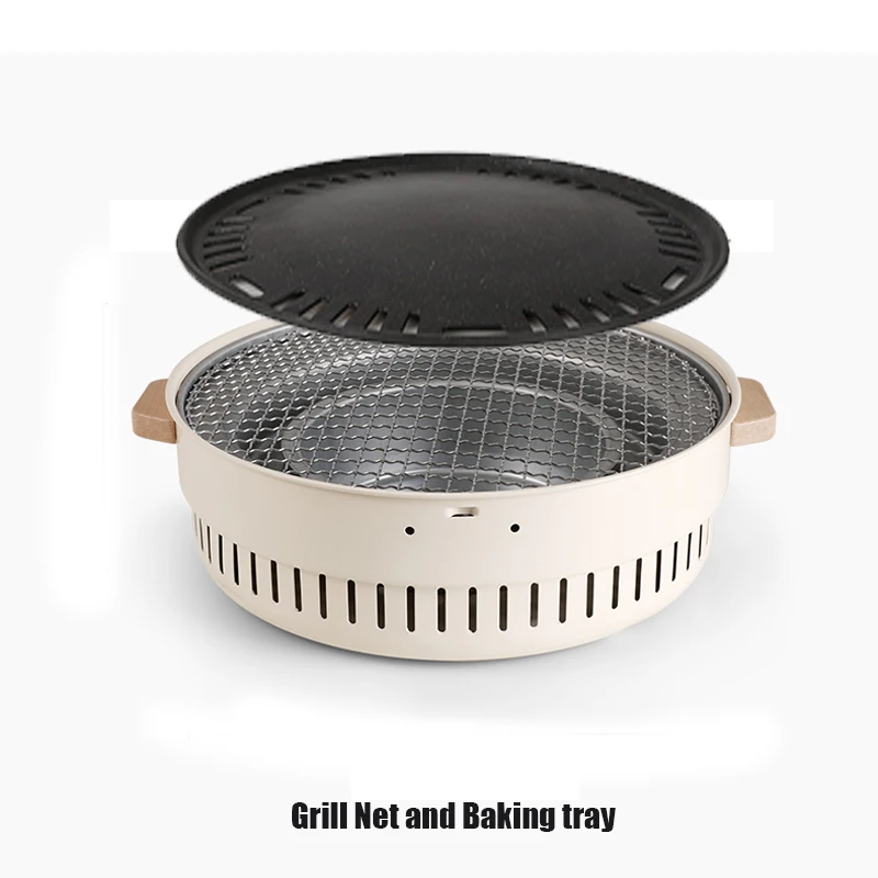 Barbecue Grill Suitable Home Outdoor Courtyard Camping Charcoal BBQ Stove Grills Mesh Portable Smokeless Barbecue Grill Pan barbecue grill barbecue stove barbecue charcoal stove