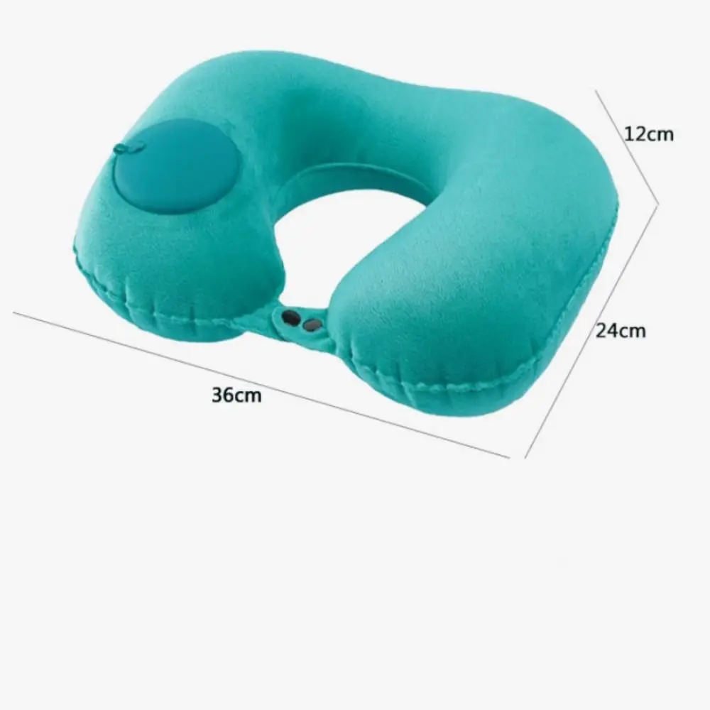 Inflatable U-Shape Neck Pillow,Super Light Portable Travel Pillows Automatic Inflatable Cervical Vertebr Pillow