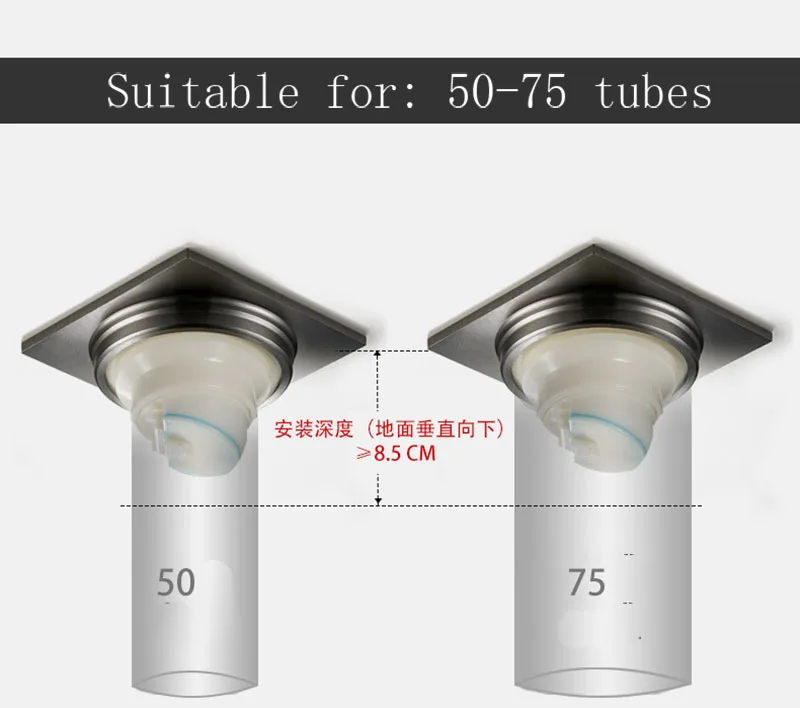 Description Picture 5 of itemBrass Round Floor Drain Anti-Odor Valve Cover Shower Trap Drains for Kitchen Bathroom Laundry Room Bathroom Accessories