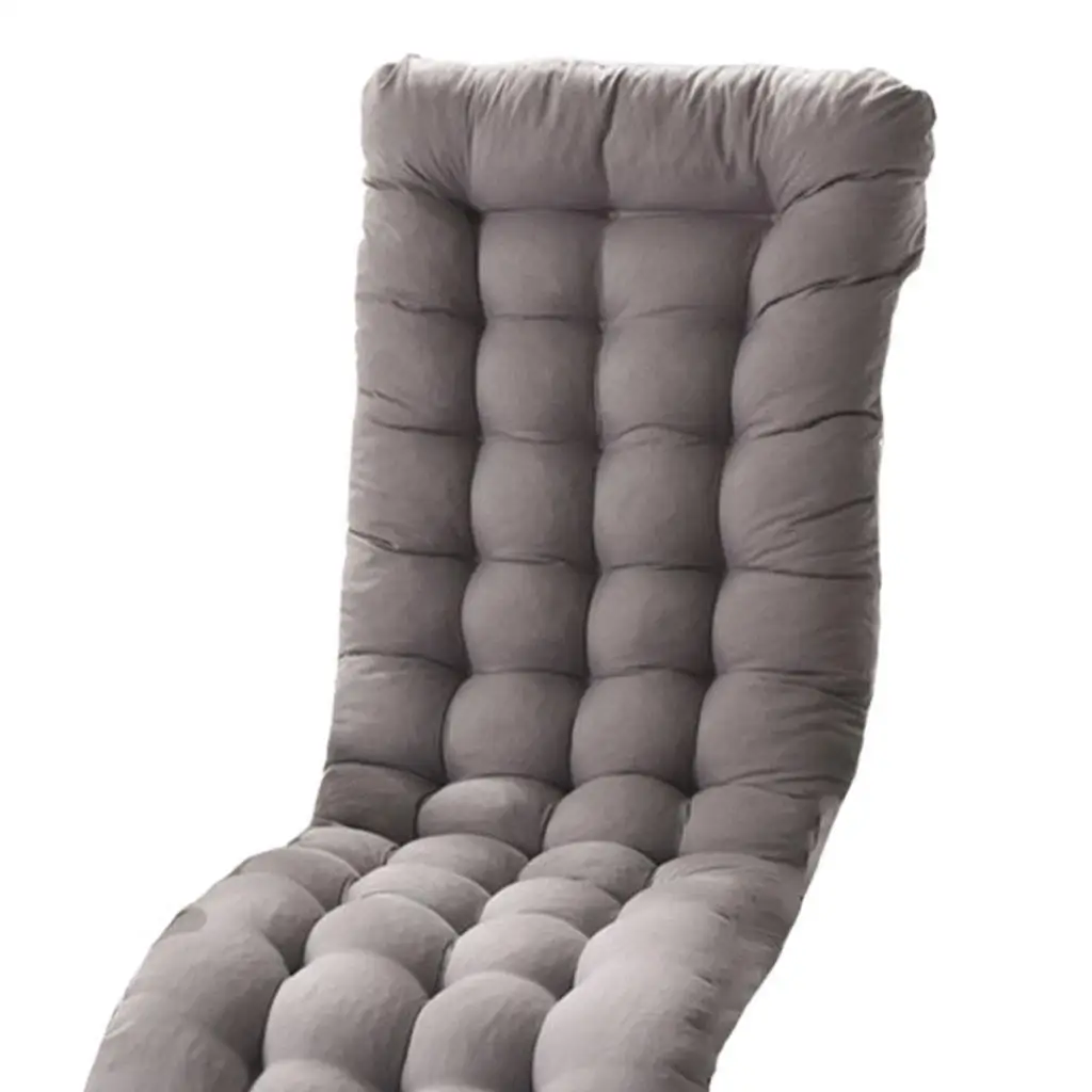 Polyester Recliner Cushion Thickened Mat Sunlounger Cushion Outdoor Indoor 6