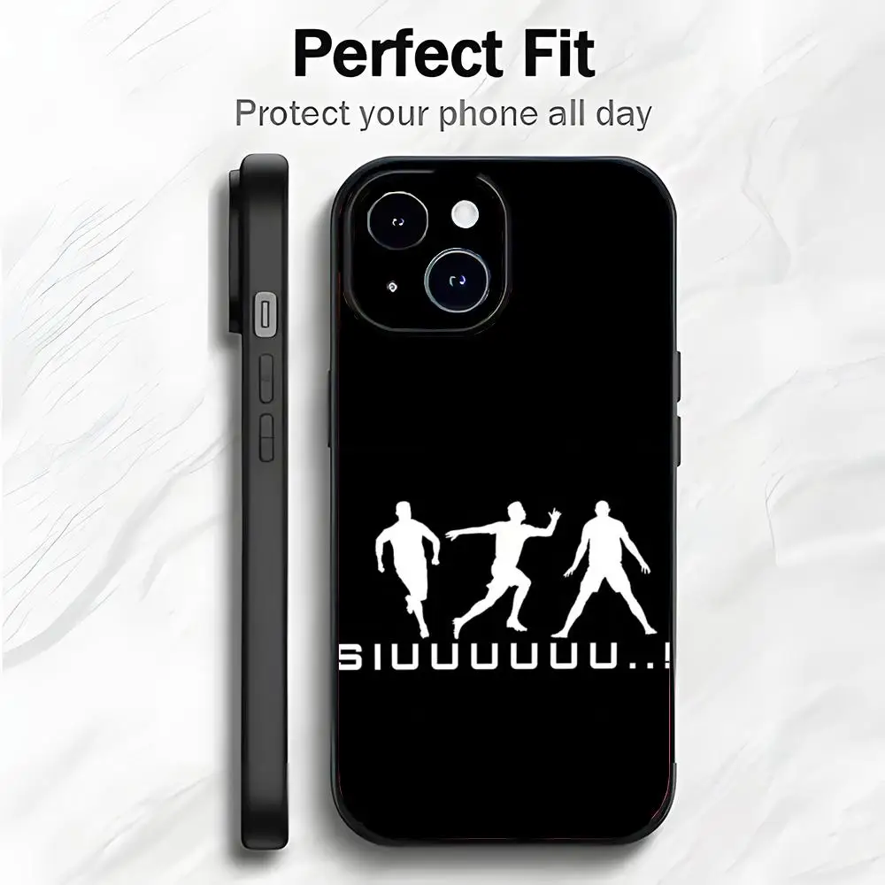 Football Star CR7 Cristiano Ronaldo Soft Phone Case - Lightweight and Durable
