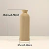 Elegant Black Plastic Vase - Boho Chic Decorative Centerpiece for Home, Office, and Living Room 4