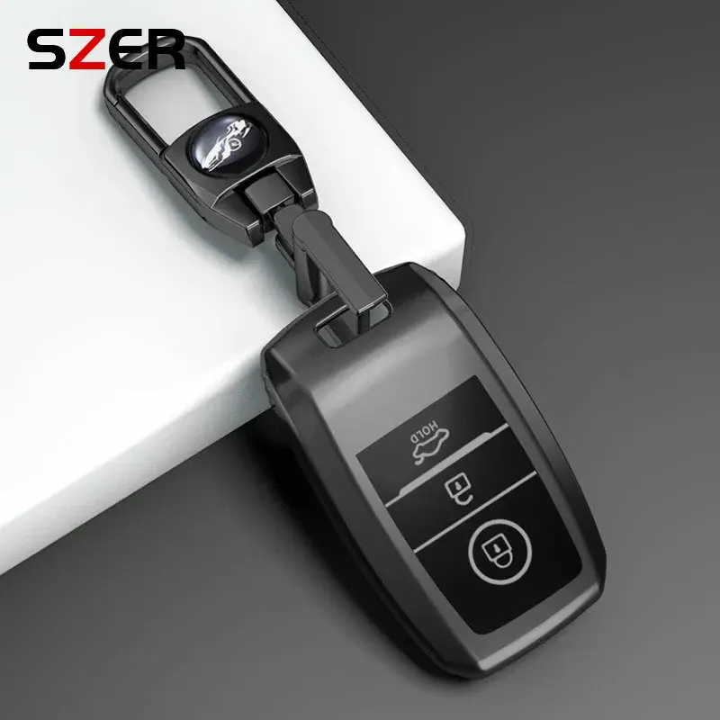 New TPU Car Key Case Cover Fob For KIA Sportage Cerato Optima K2 K3 K4 K5 RIO Picanto Soul Sorento Sedona Keychain 3 4 Buttons Key Case Cover