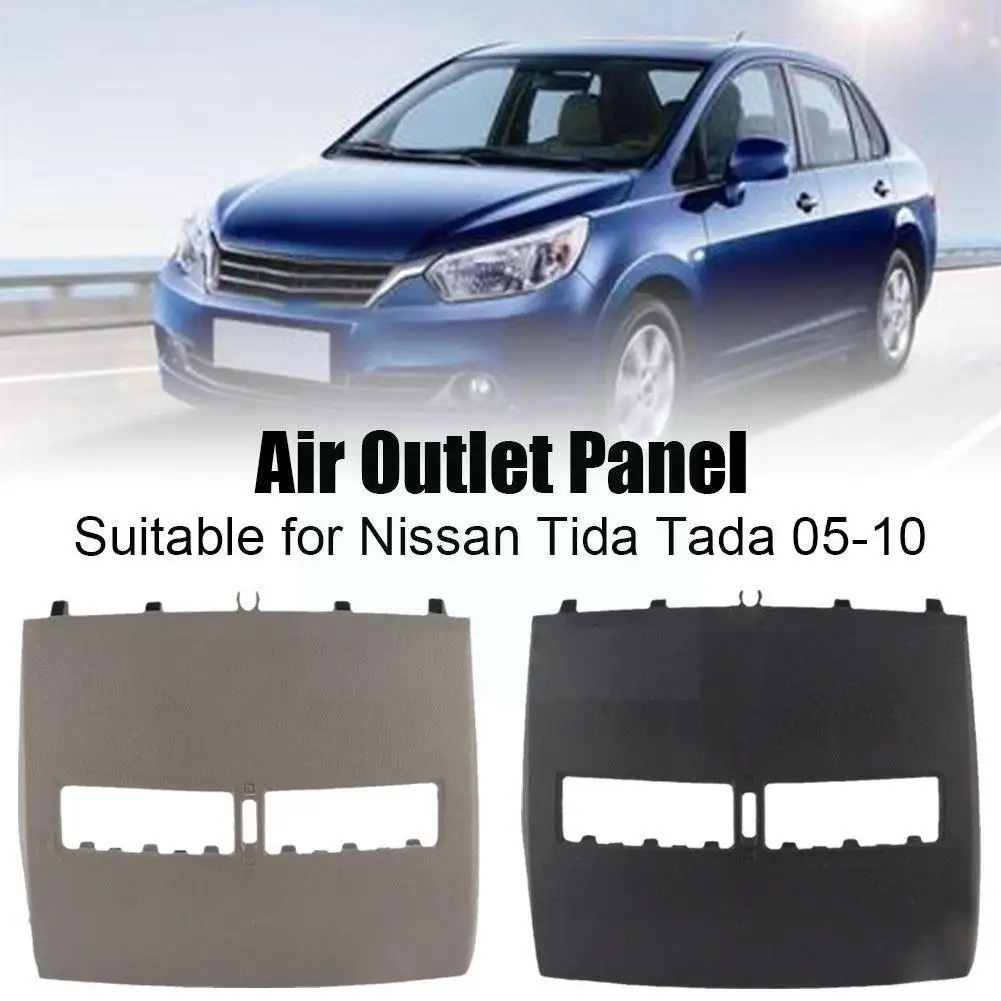 for Nissan Tiida 2005 - 2011 Car Finisher-Instrument Shell Dashboard Cover Front Middle Vents Air Outlet Panel Conditioner E8O3