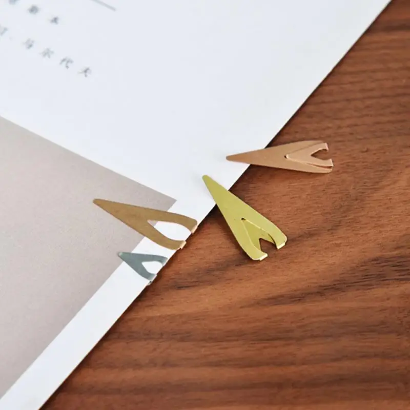 로즈 골드 문구 위치 표시 황동 페이지 거치대 골드, 미니 실용적인 절묘한 모양, 무손실 책, 정확한 포지셔닝