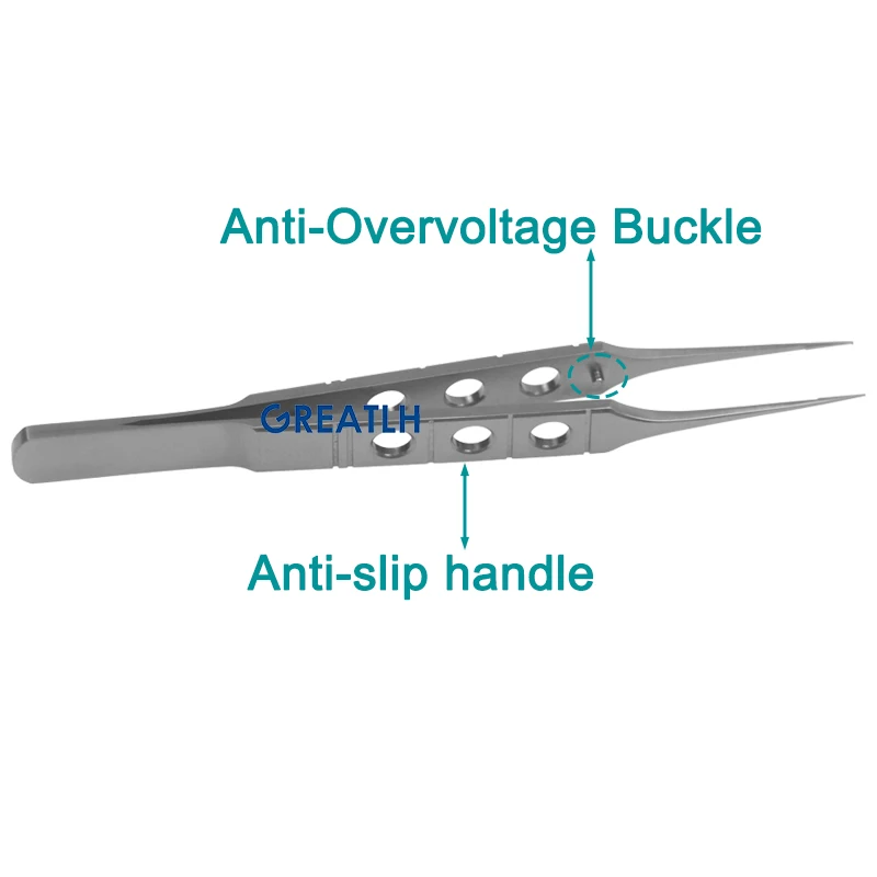 Veterinary Ophthalmic Instrument 4pcs/set Scissors Needle Holders Micro Tweezers Stainless Steel/Titanium Alloy Ophthalmic Microsurgical Instruments