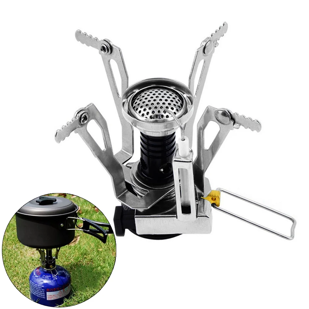 Mini Gas Stove Portable Folding Furnace Cooker Burner Picnic Hiking