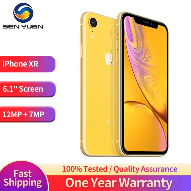 Original Apple Iphone Xr 6 1 Ram 3gb Rom 64gb 128gb 256gb Smartphone A12 Bionic 4g.png