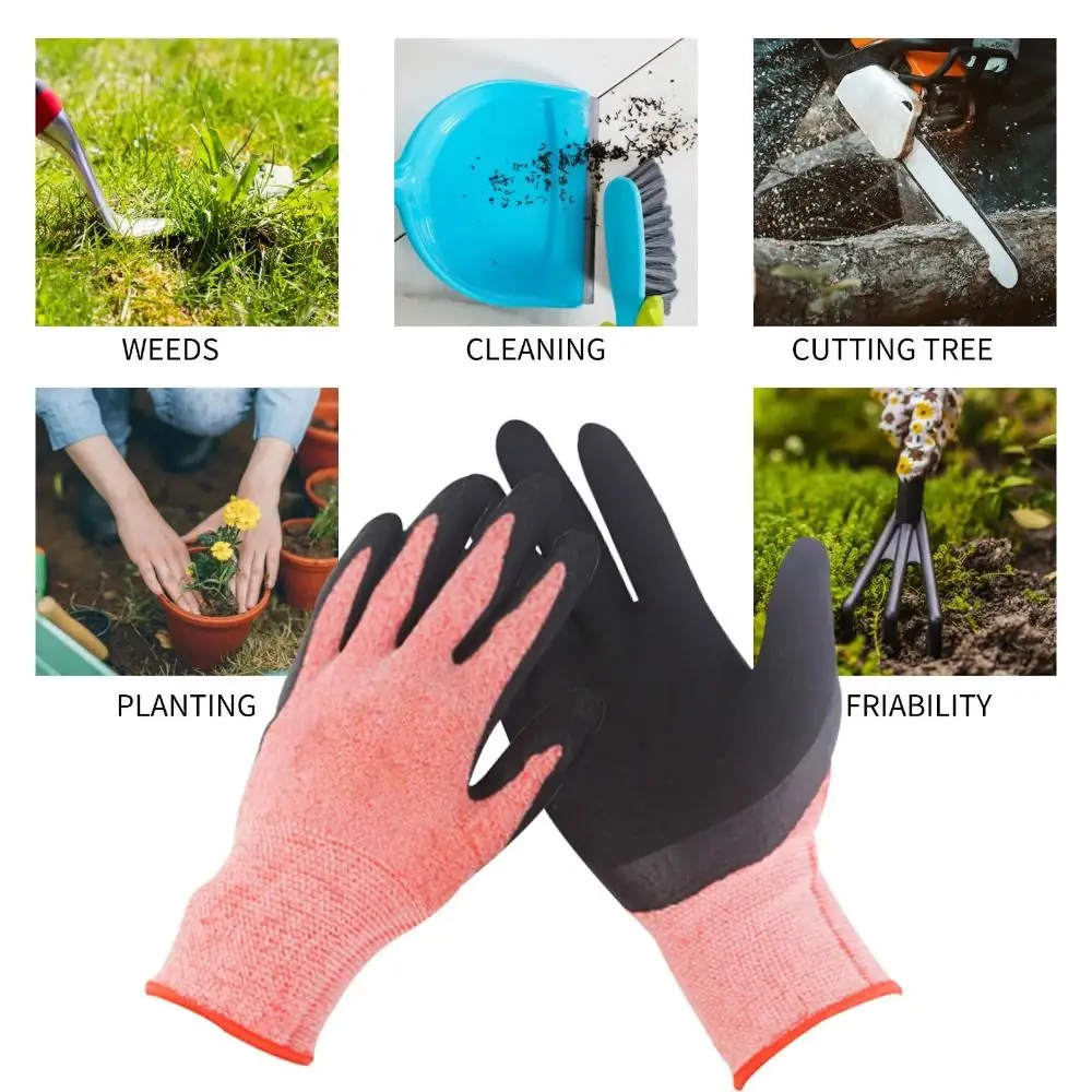 1 Pair Garden Gloves For Women And Men Breathable For Outdoor Gardening Working Fishing Weeding Digging Seeding Planting work gloves gardening gloves