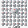 50 white balls