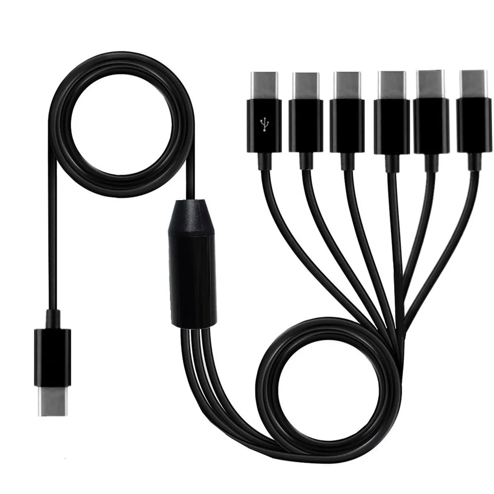 Universal 6-in-1 Multi-Device Charging and Data Sync Cable
