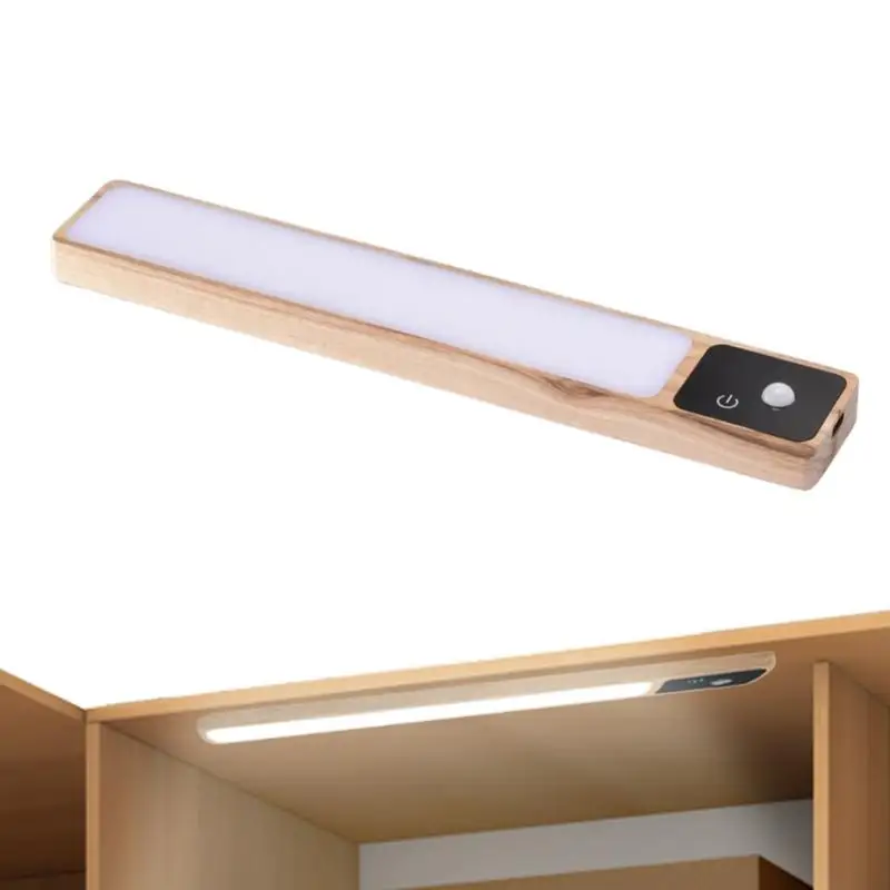 모션 센서 야간 조명, 무선 USB 충전식 LED 캐비닛 아래 조명, 주방 캐비닛 침실 옷장용
