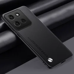 Sleek Leather Phone Case with Lens Protection for Motorola Moto G20 (Black)