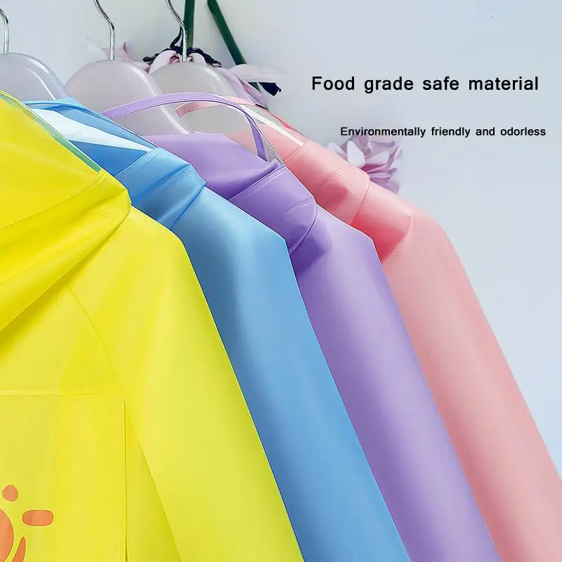 Children Raincoat Kids Waterproof Rain Poncho Full Coverage Student Boys Girls Backpack Travel Rainwear raincoat poncho