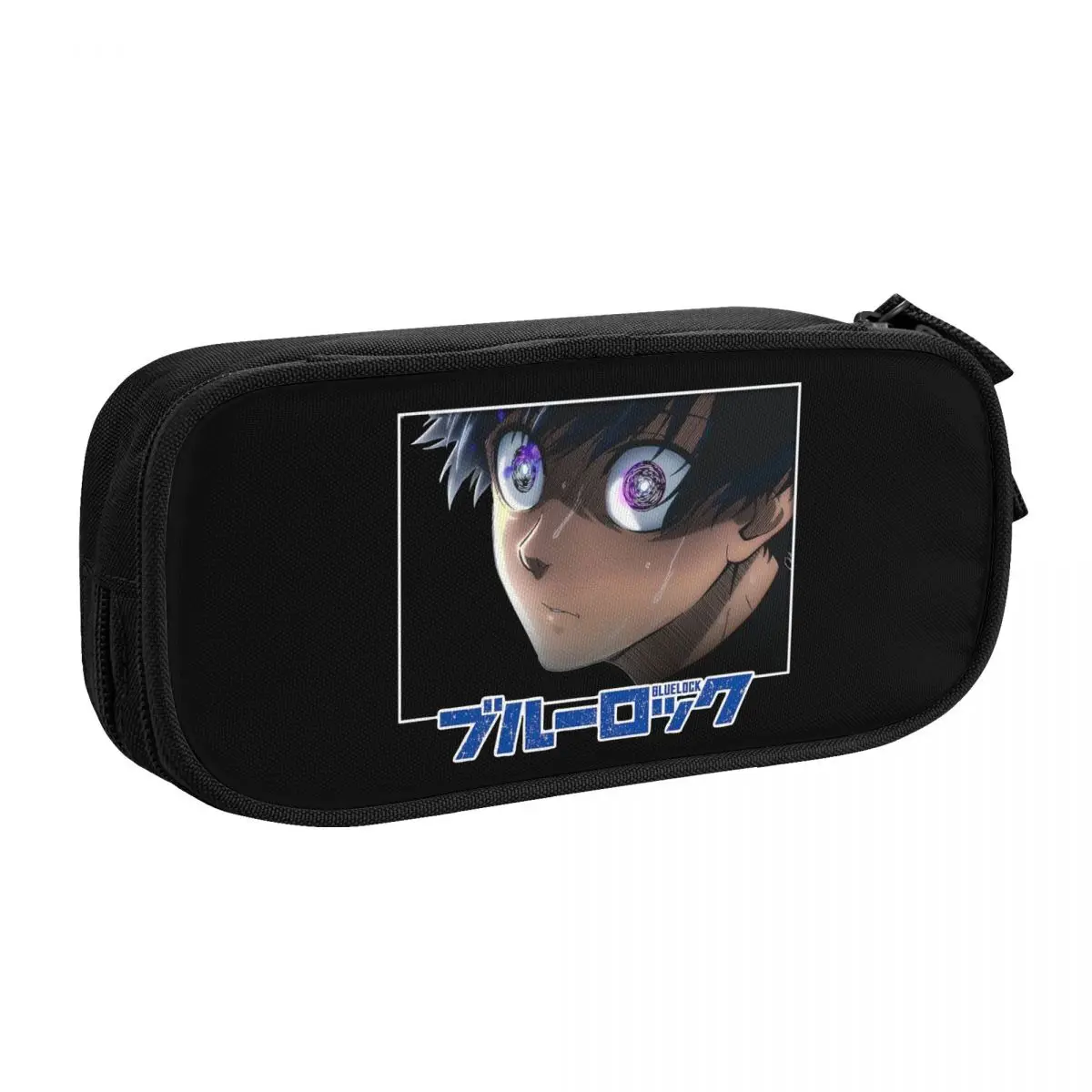 Xinchangda Blue Lock Set di 3 zaini per la scuola con motivo anime Isagi Yoichi/Seishiro Nagi/Reo Mikage + astuccio + borsa a tracolla, Bachira Meguru, 30*13*40cm