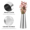 Stainless Steel Vase Decoration Chrome Large Bud Vases The Flower Arrangement Desktop 5