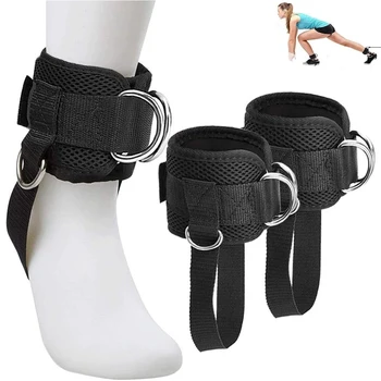 Fitness Ankle Strap Padded D-Ring Support Cuffs Ankle Gym Workouts Leg Strength Training Kickback Weighted Taekwondo Sports Gear Sports & Outdoors Toys & Games cb5feb1b7314637725a2e7: JIAO-Black 1PC|JIAO-Pink 1PC 